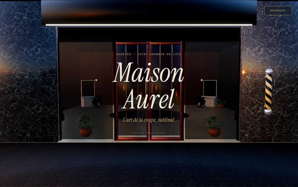 Aperçu du site de démonstration Maison Aurel